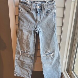 Abercrombie Kids Light Blue High Rise Jeans 7/8